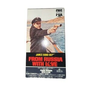 James Bond 007 From Russia With Love VHS Tape Slipcover CBS/FOX Hi-Fi PG Bond
